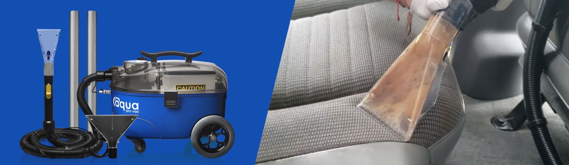 Get professional-quality cleaning results with Aqua Pro Vac!