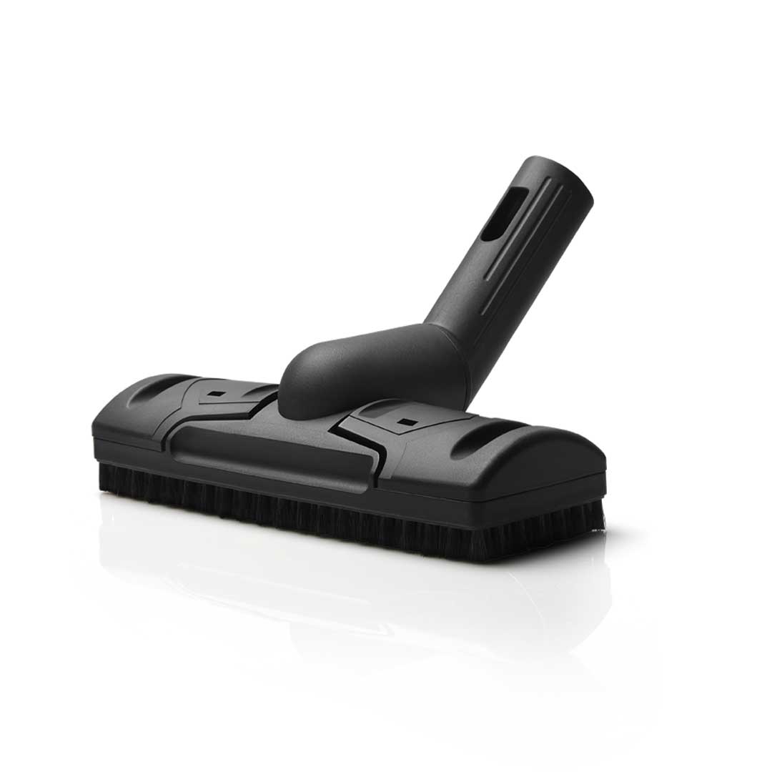 A wide rectangular floor brush attachment for the Aqua Pro Steamer with soft bristles for cleaning large, flat surfaces.