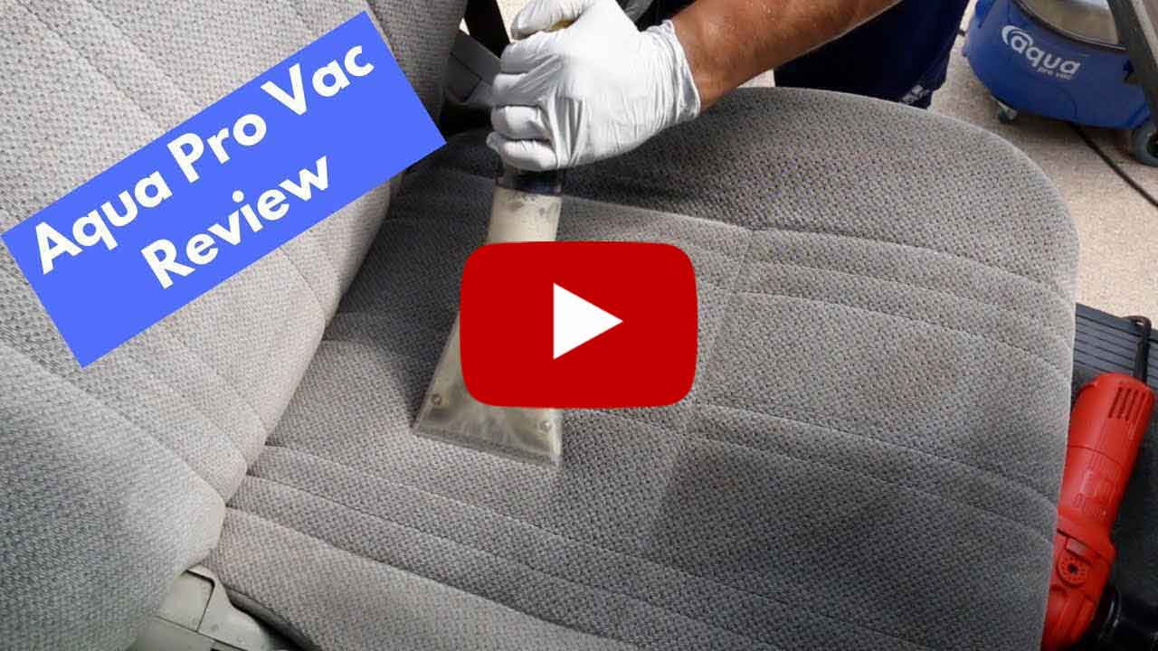 Aqua Pro Vac Carpet Extractor REVIEW - Interior Cleaning and Shampoo Process