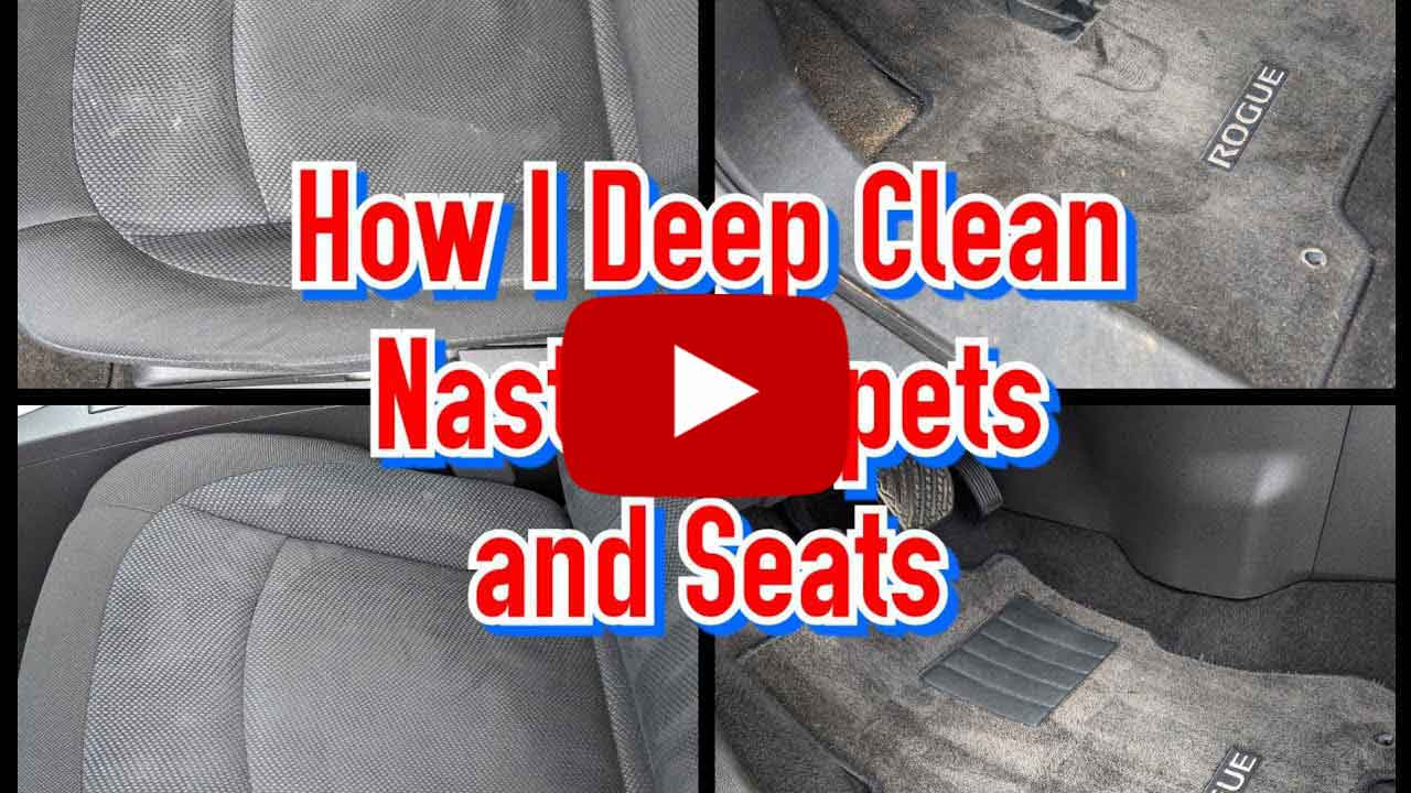 How I Deep Clean Nasty Carpets and Seats- Aqua Pro Vac + Bonnet Pro Rocket Revive It To the Rescue!