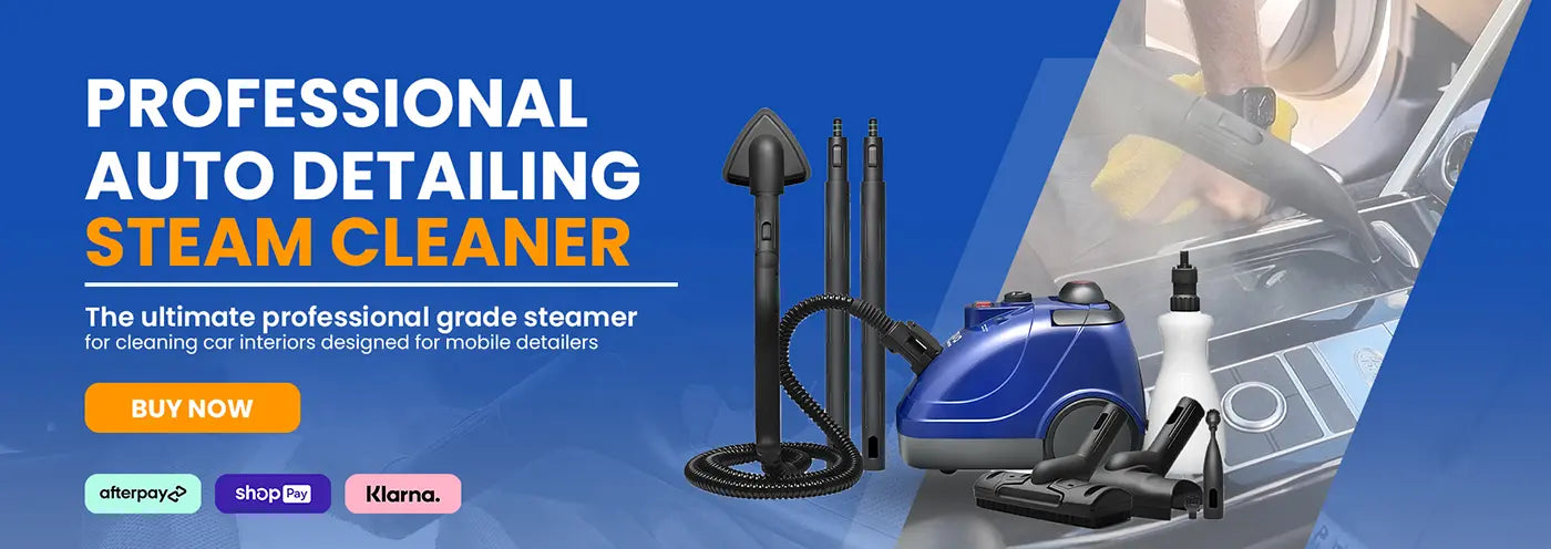 Professional auto detailing steam cleaner