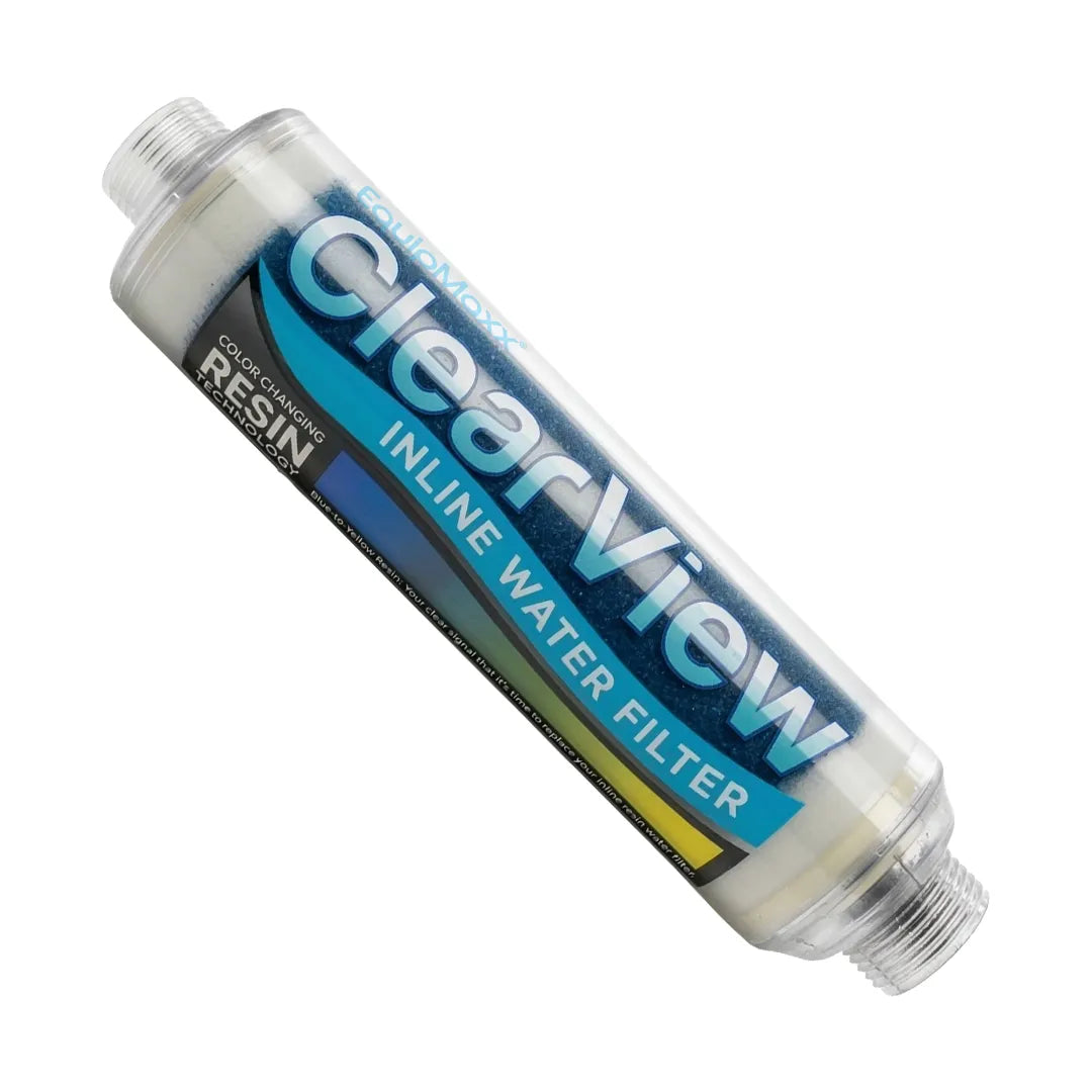 ClearView Inline Color-Changing DI Water Filter with Quick Connects