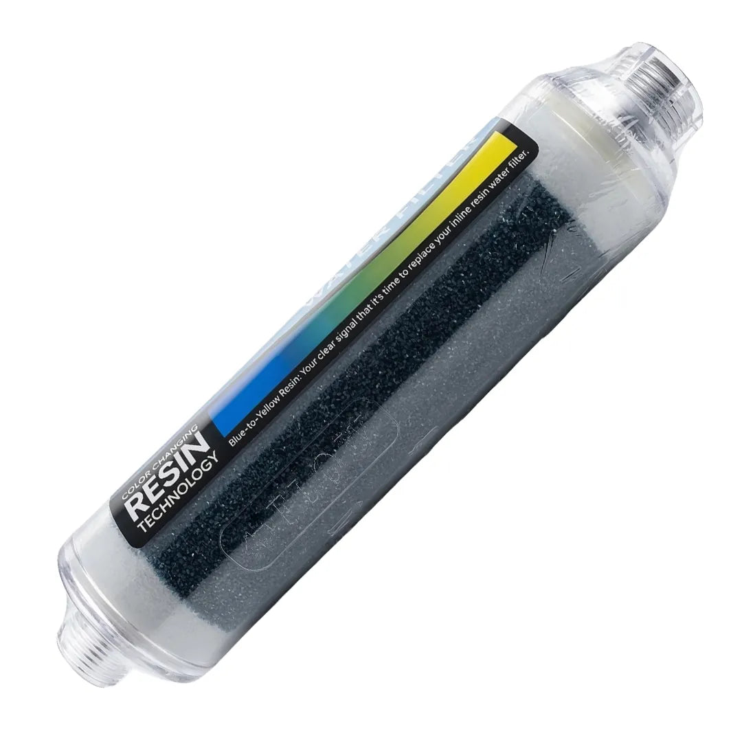 ClearView Inline Color-Changing DI Water Filter with Quick Connects