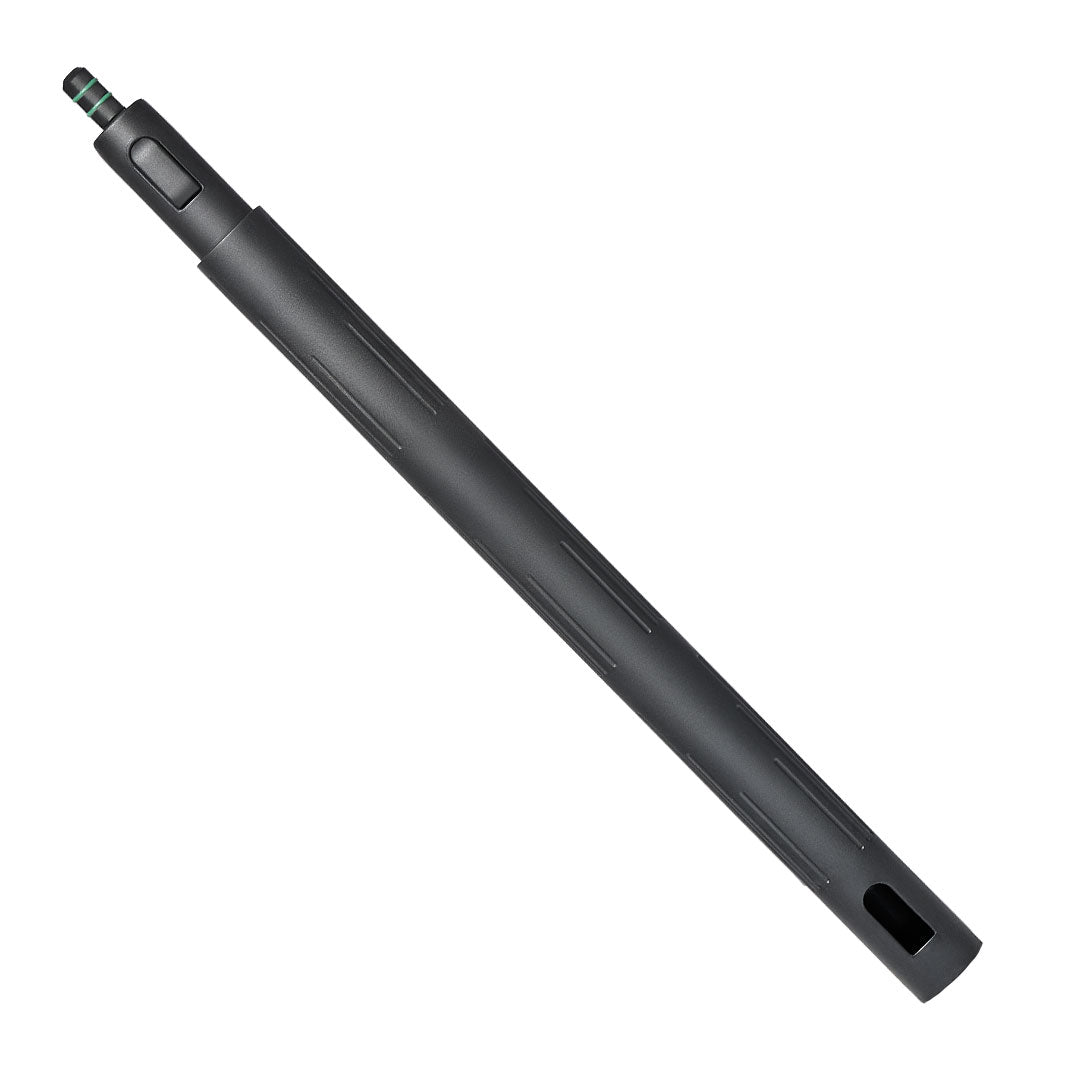 Aqua Pro Steamer black extension pipe diagonal view.