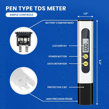 Deionizing Pure Water Filter with TDS Meter - Aquaprovac.com