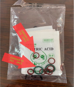 O-ring and Citrus Packet for Aqua Pro Steamer