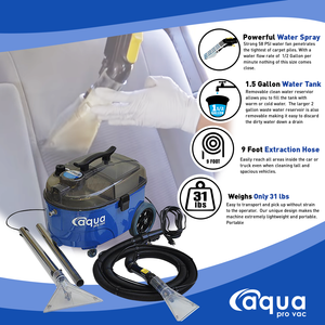 Aqua Pro Vac Feature List